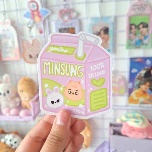 sticker juguito de minsung
